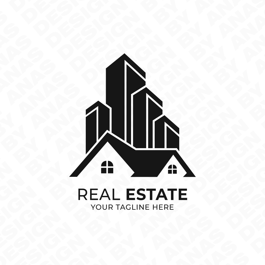real estate logo black 567