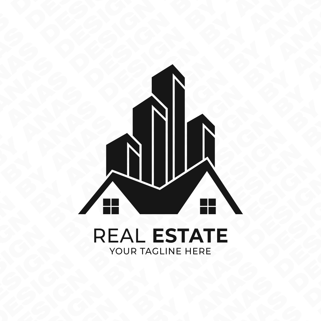 real estate logo black 622