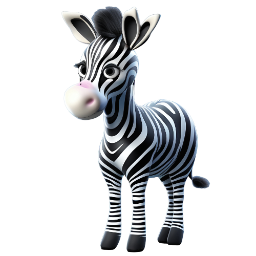 realistic cute zebra 3d model 1 640