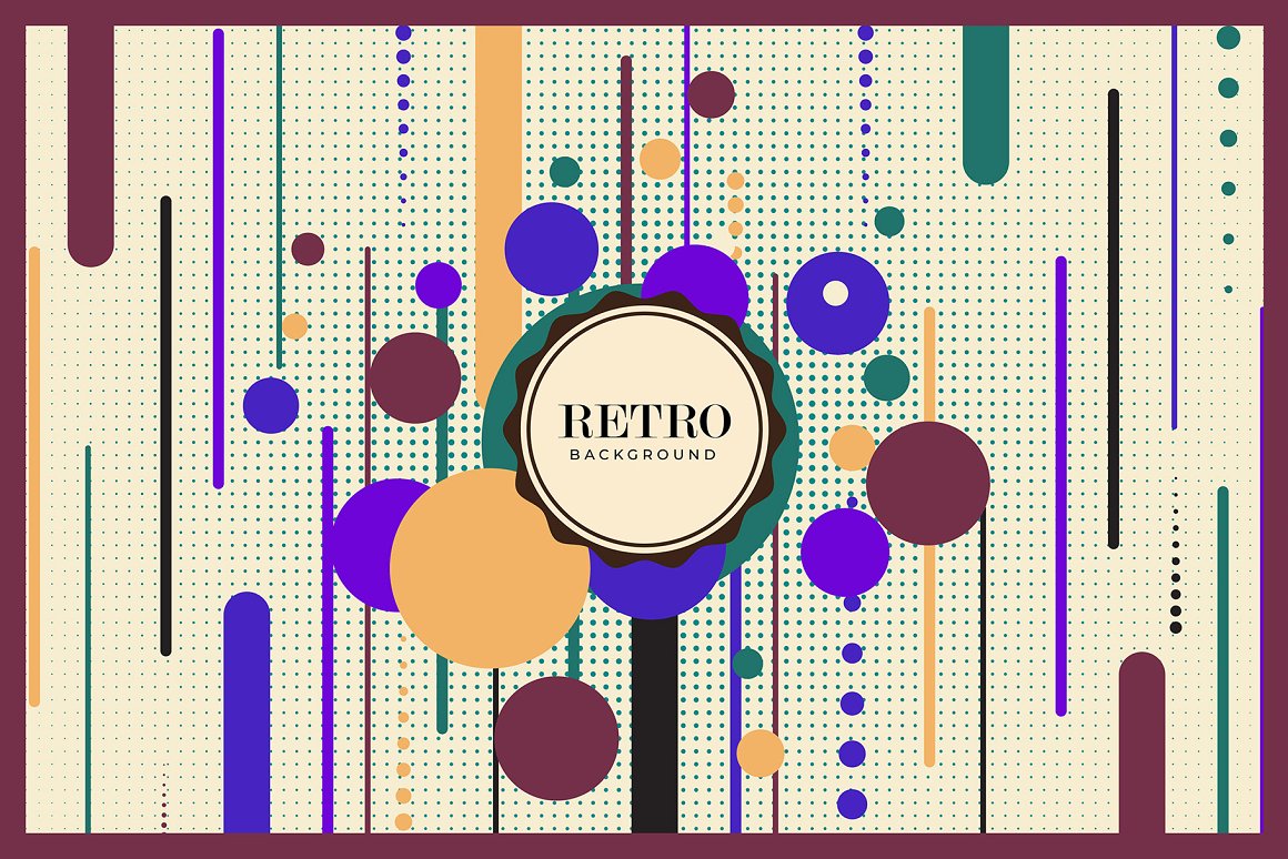 retro background 90 791