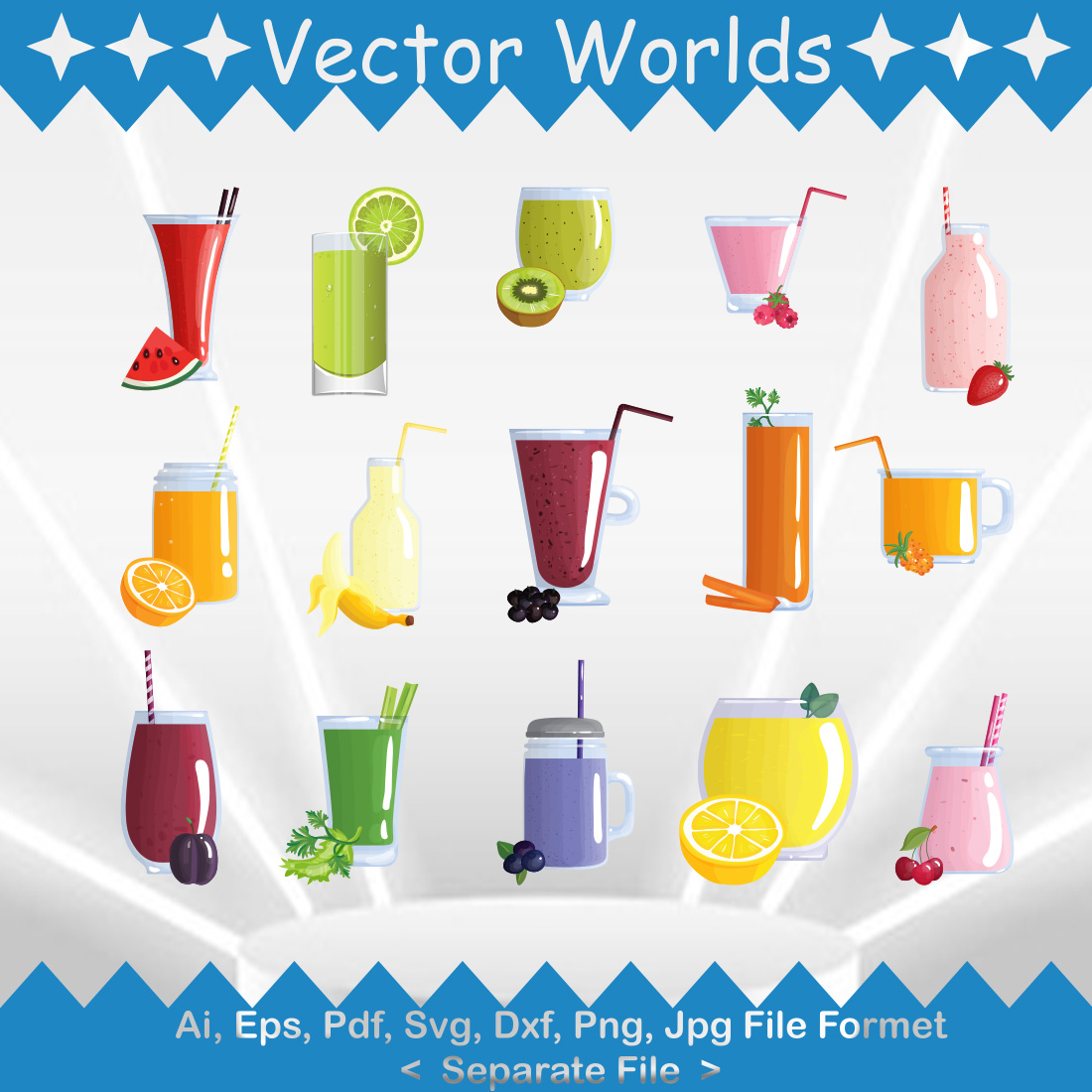 Juice SVG Vector Design preview image.