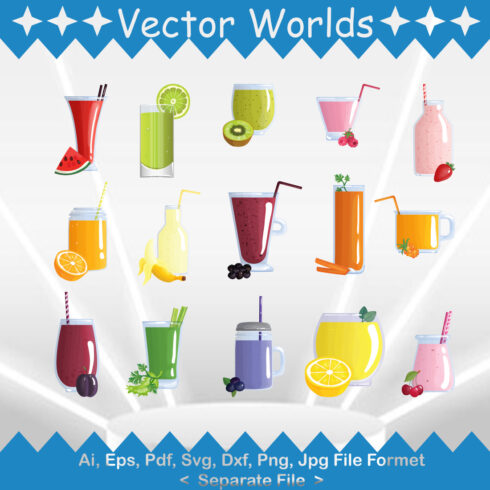 Juice SVG Vector Design cover image.