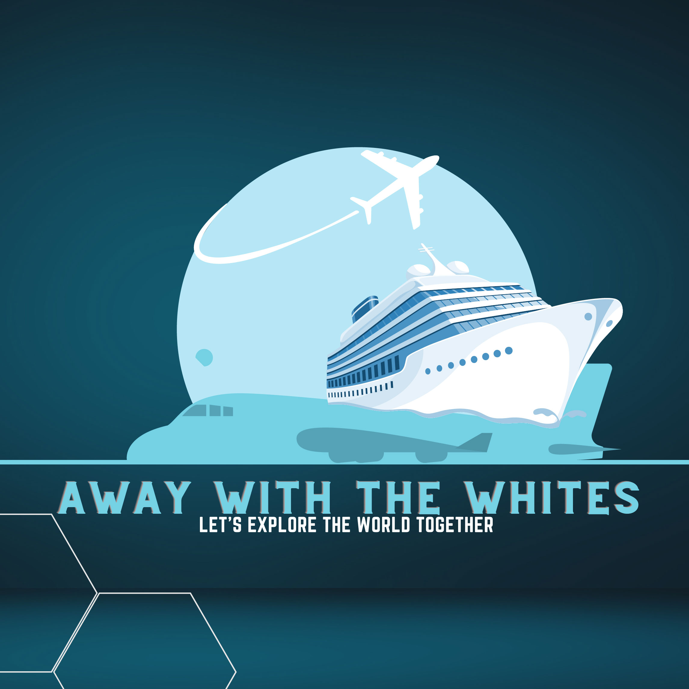 travel logo, ship logo preview image.