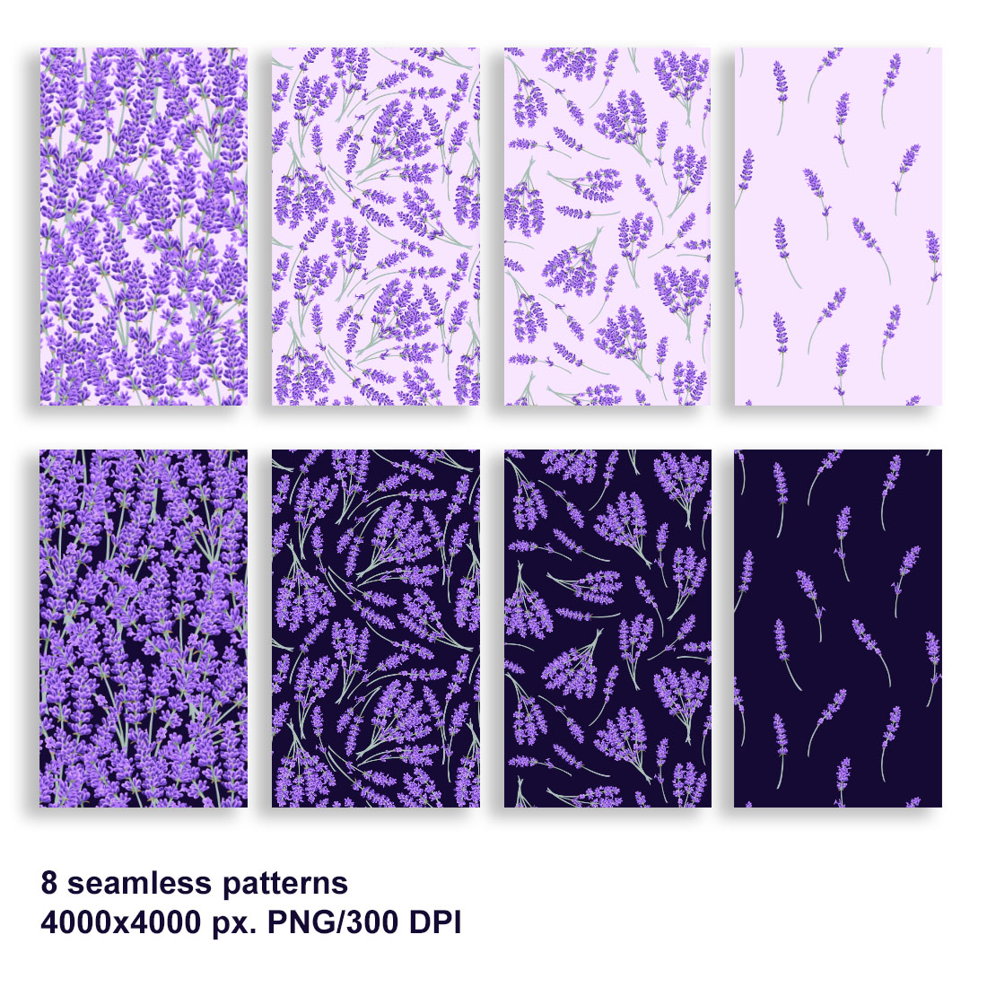Lavender patterns preview image.
