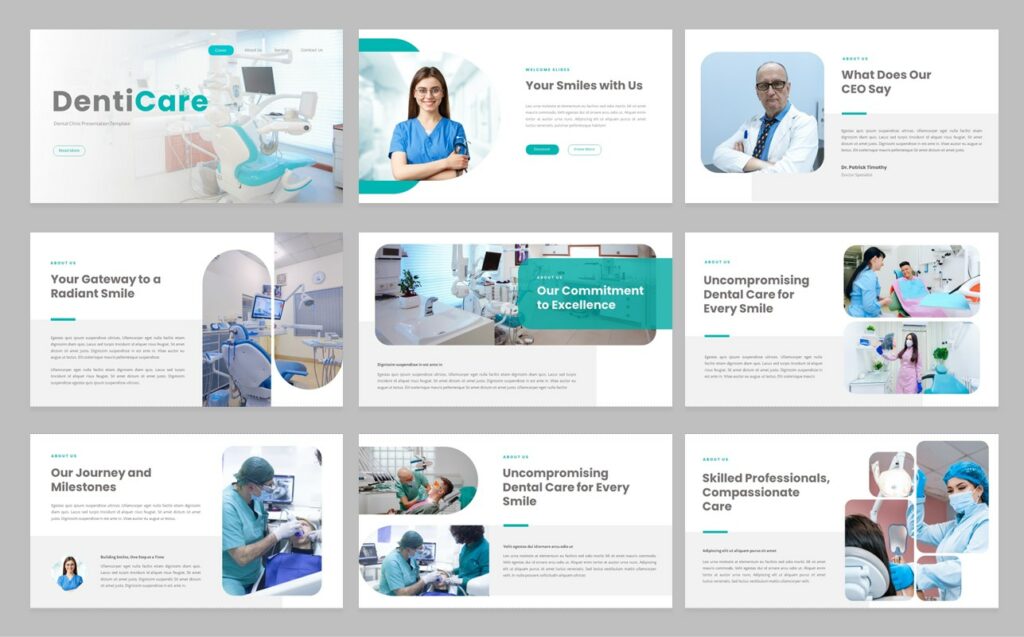 DentiCare-Dental Clinic Google Slides Template - MasterBundles