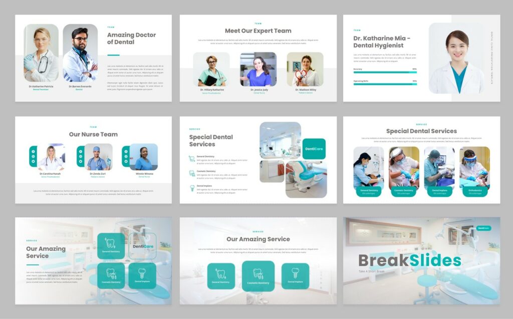 DentiCare-Dental Clinic Google Slides Template - MasterBundles