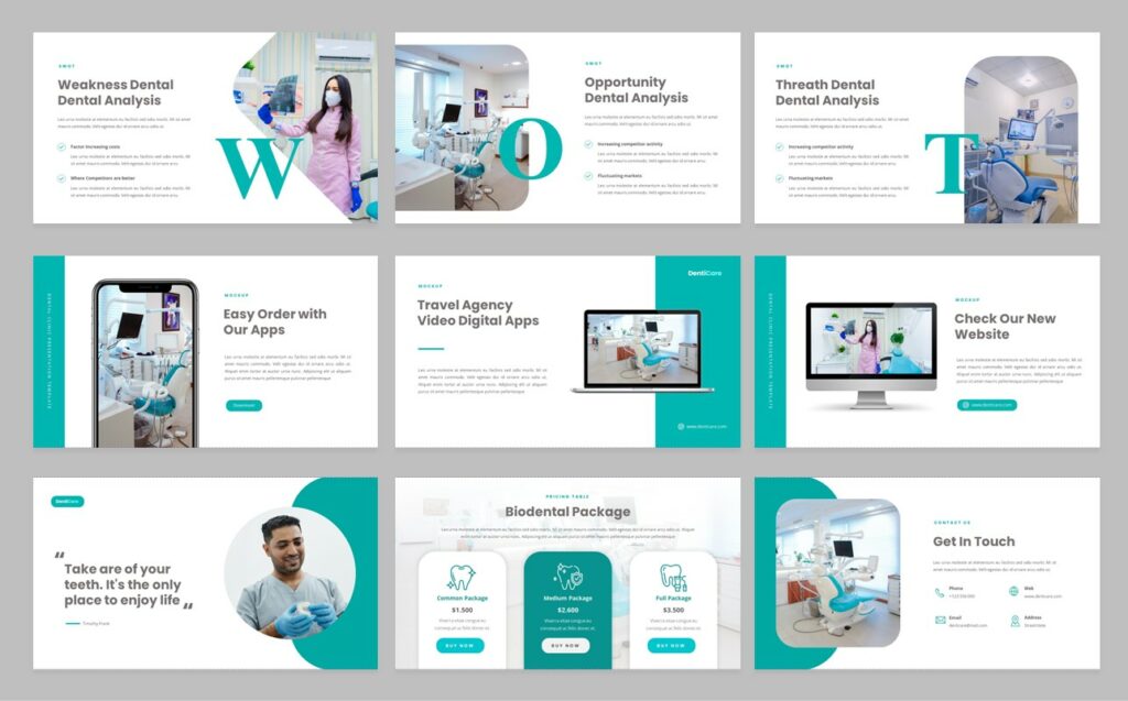 DentiCare-Dental Clinic Google Slides Template - MasterBundles