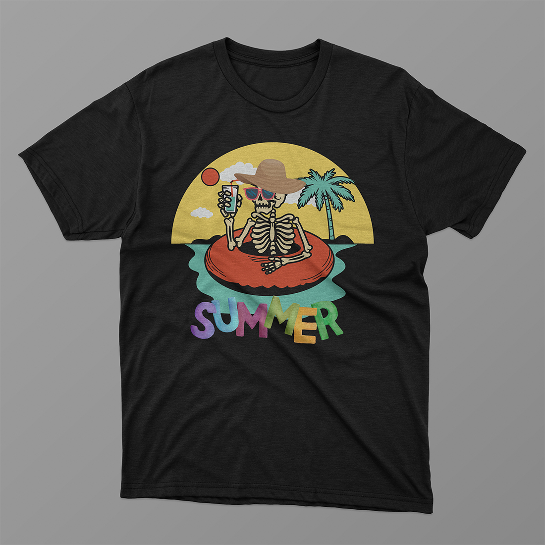 Summer T Shirt Design cover image.