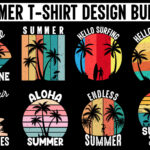 10 Vintage T-shirt Designs Bundle SVG Retro Collection - MasterBundles