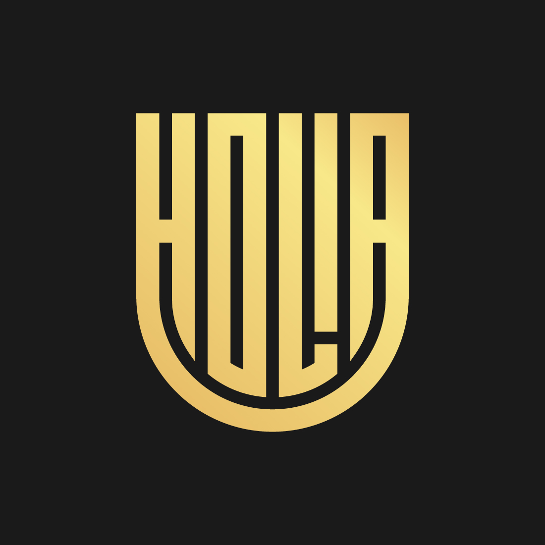 HOLIA Logo design preview image.