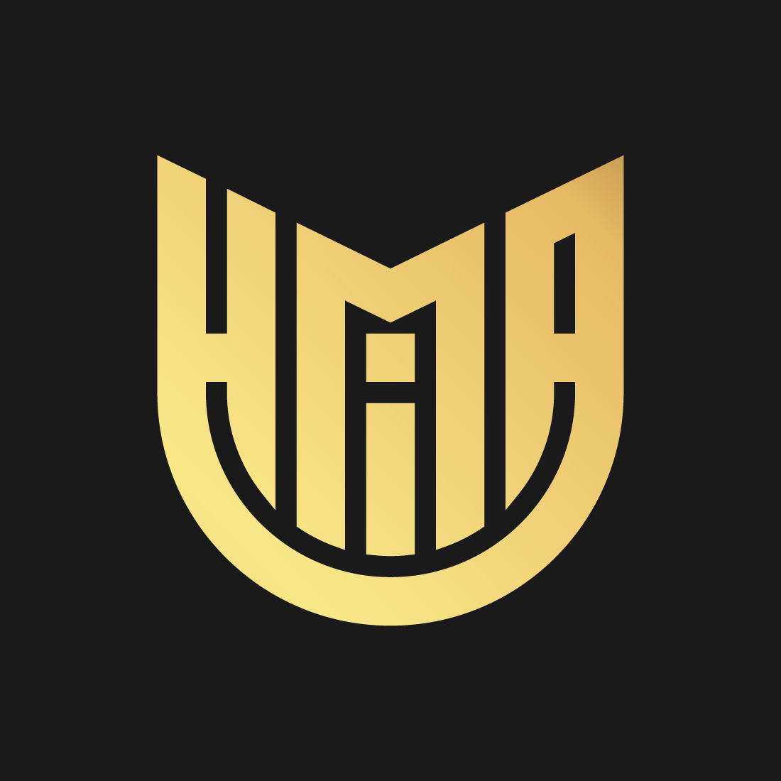 HMIA Logo design preview image.