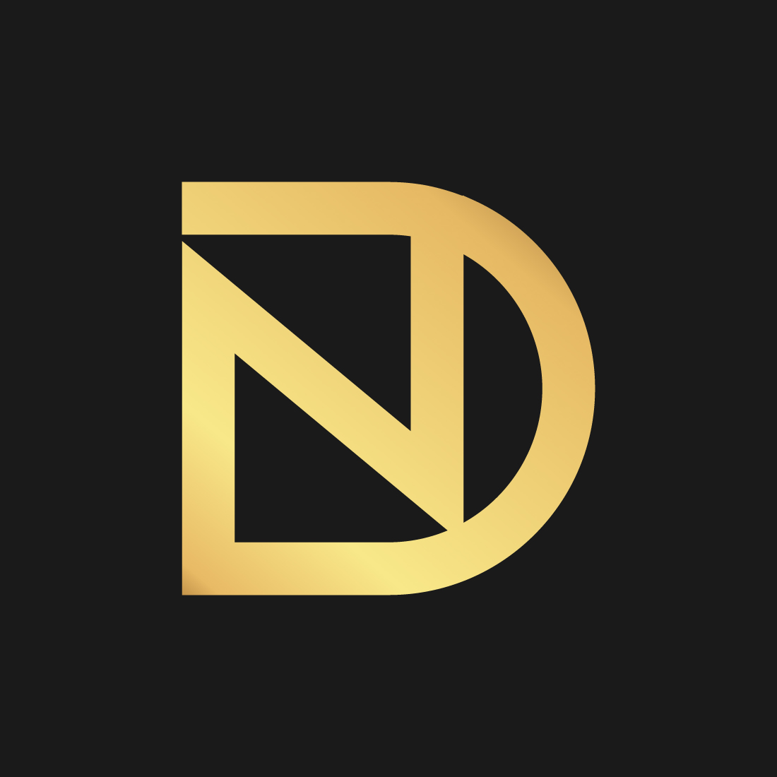 ND logo design preview image.