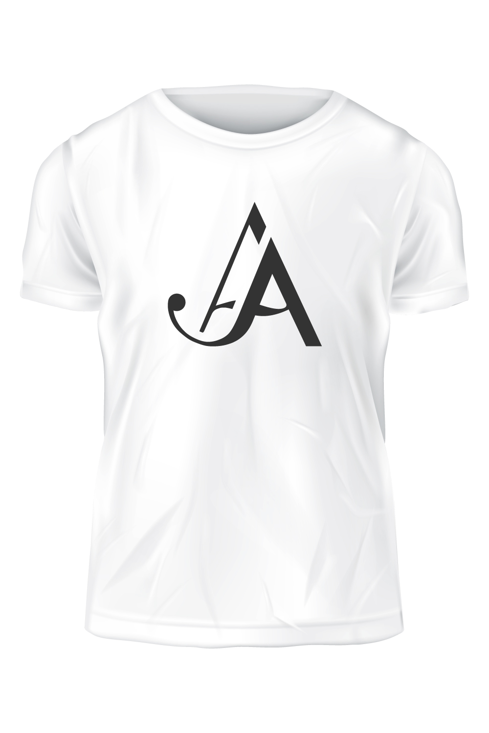 AJ luxury logo design pinterest preview image.