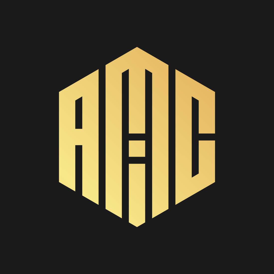 AMIC logo design preview image.