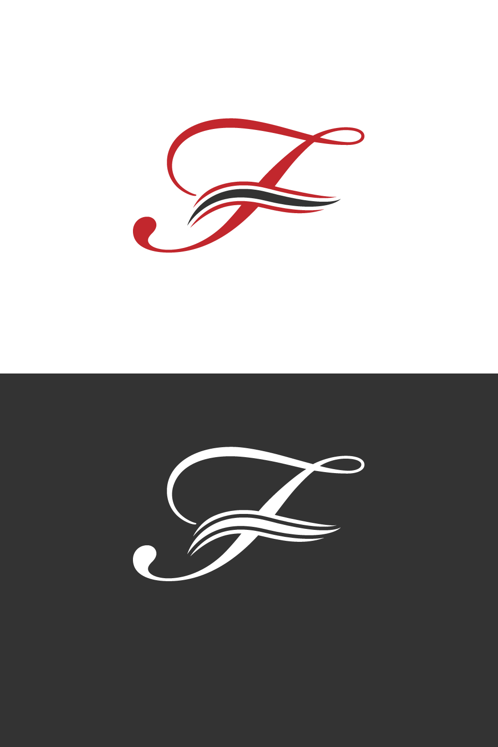 F logo pinterest preview image.