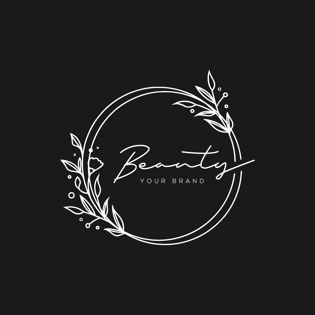 Beauty logo preview image.