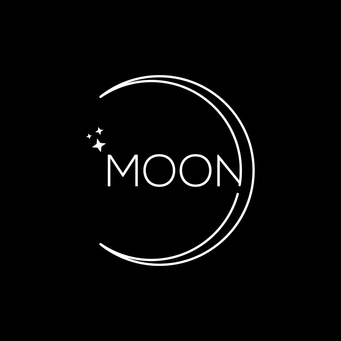 Moon Luxury logo preview image.