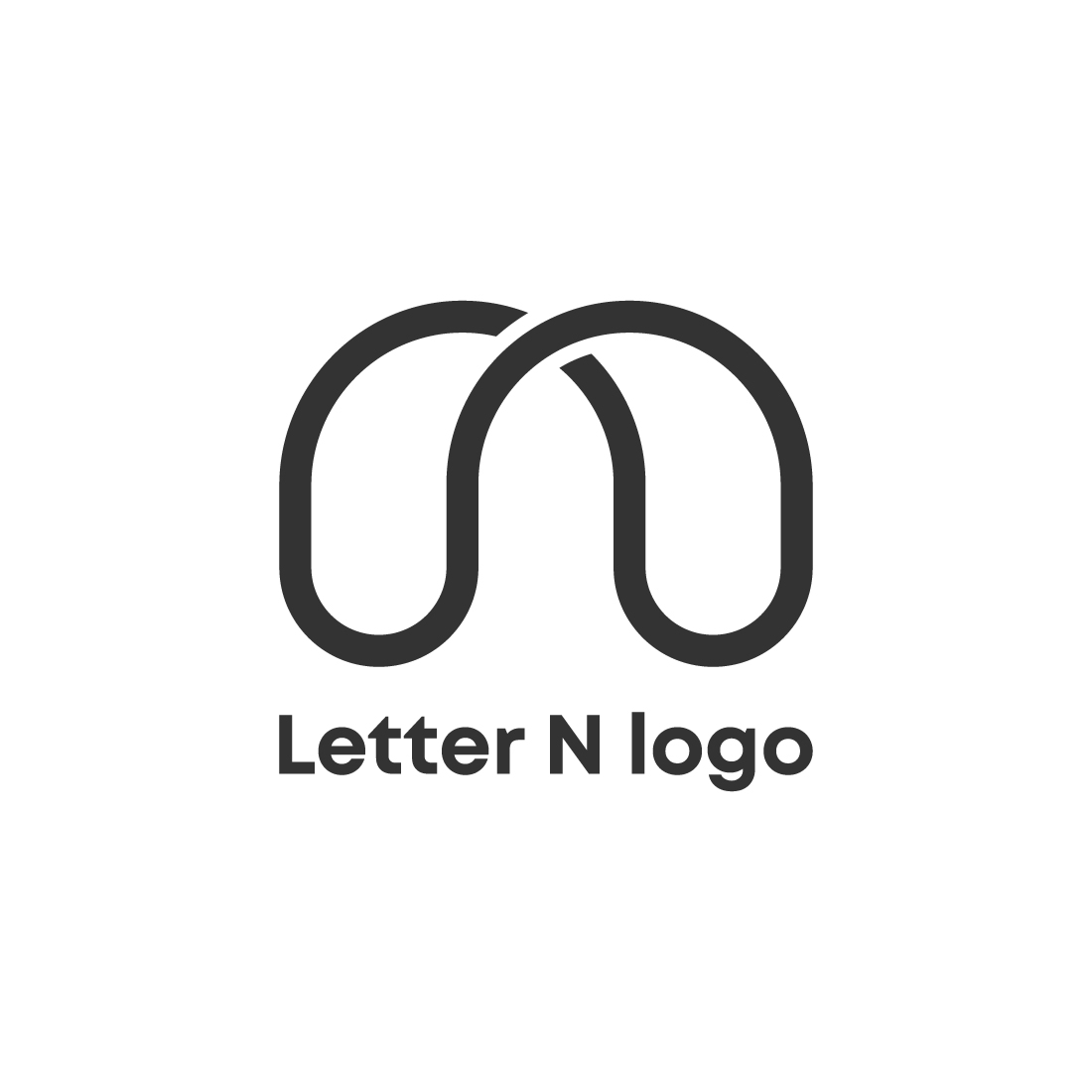 Letter N logo design cover image.