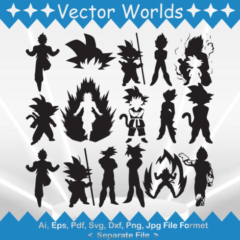 Dragon Ball SVG Vector Design cover image.