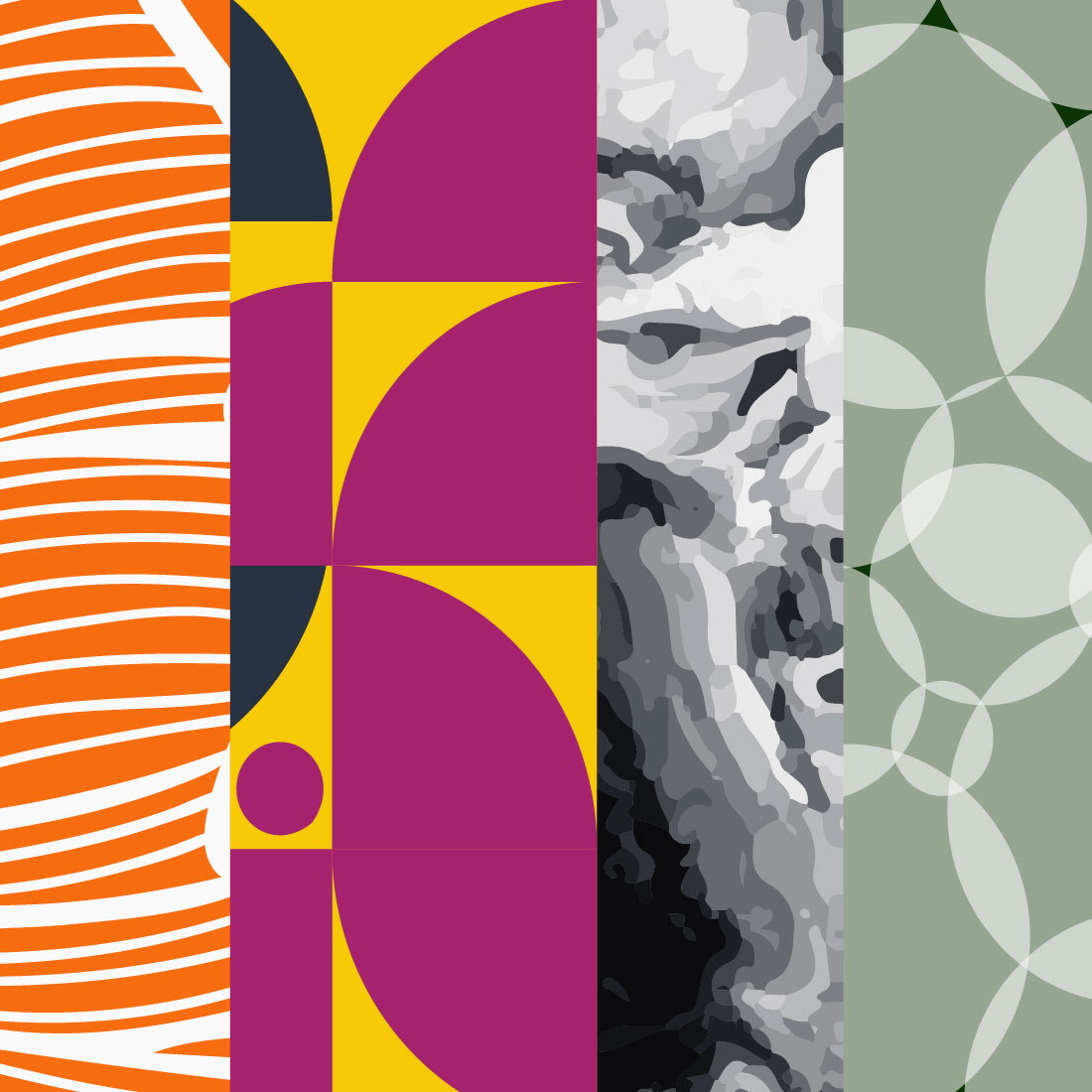 10 abstract pattern backgrounds preview image.
