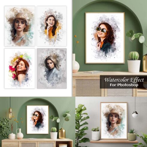 Watercolor Effect For Photoshop cover image.