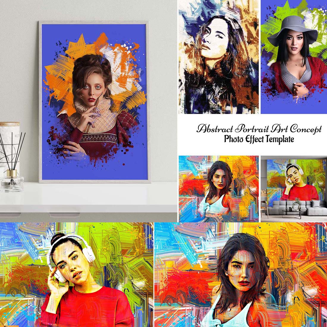 Abstract Portrait Art Concept Photos cover image.