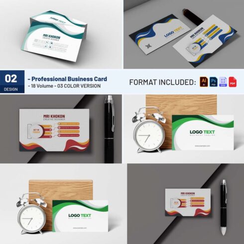 Best Modern Business Card Design Templates cover image.