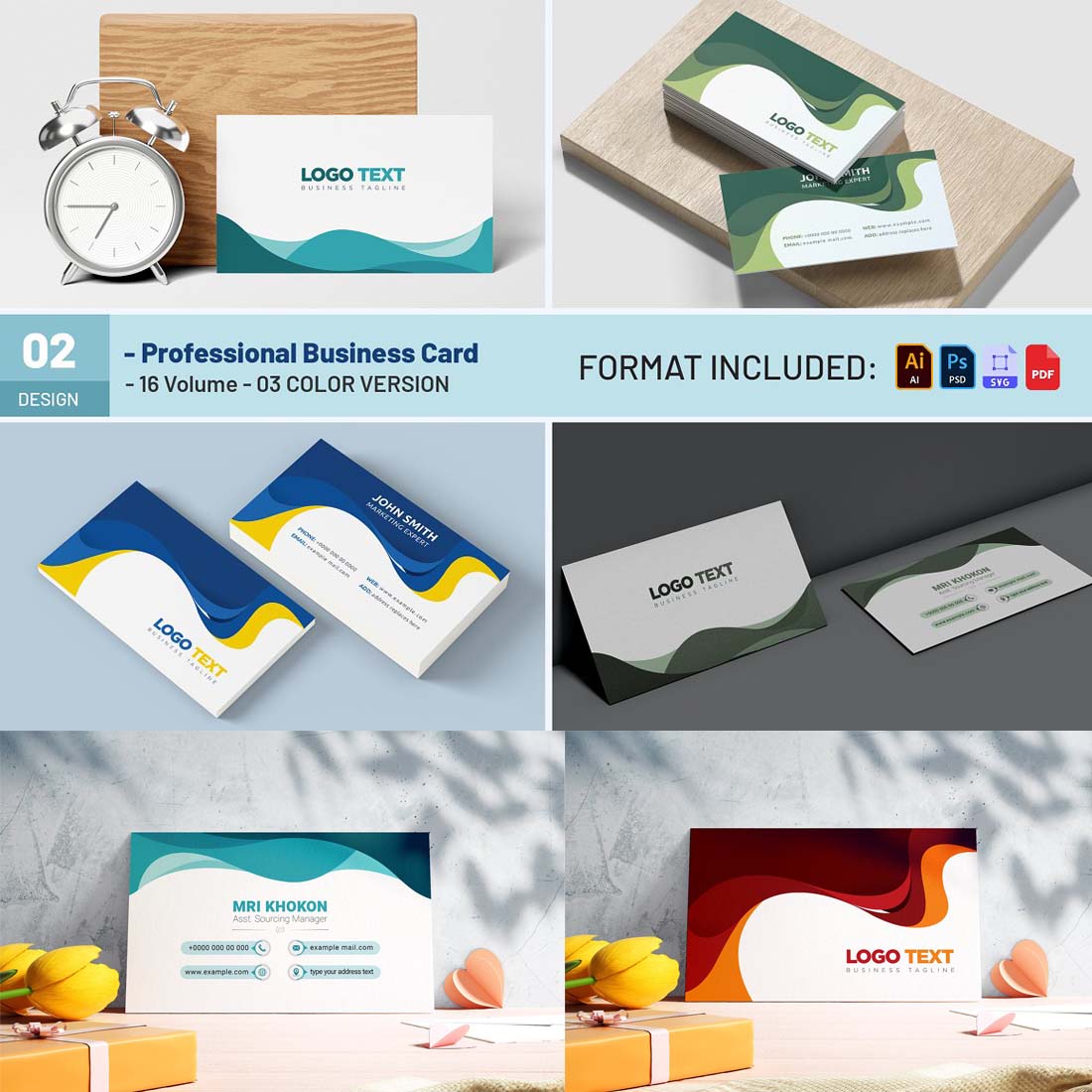 Unique Business Card Design cover image.