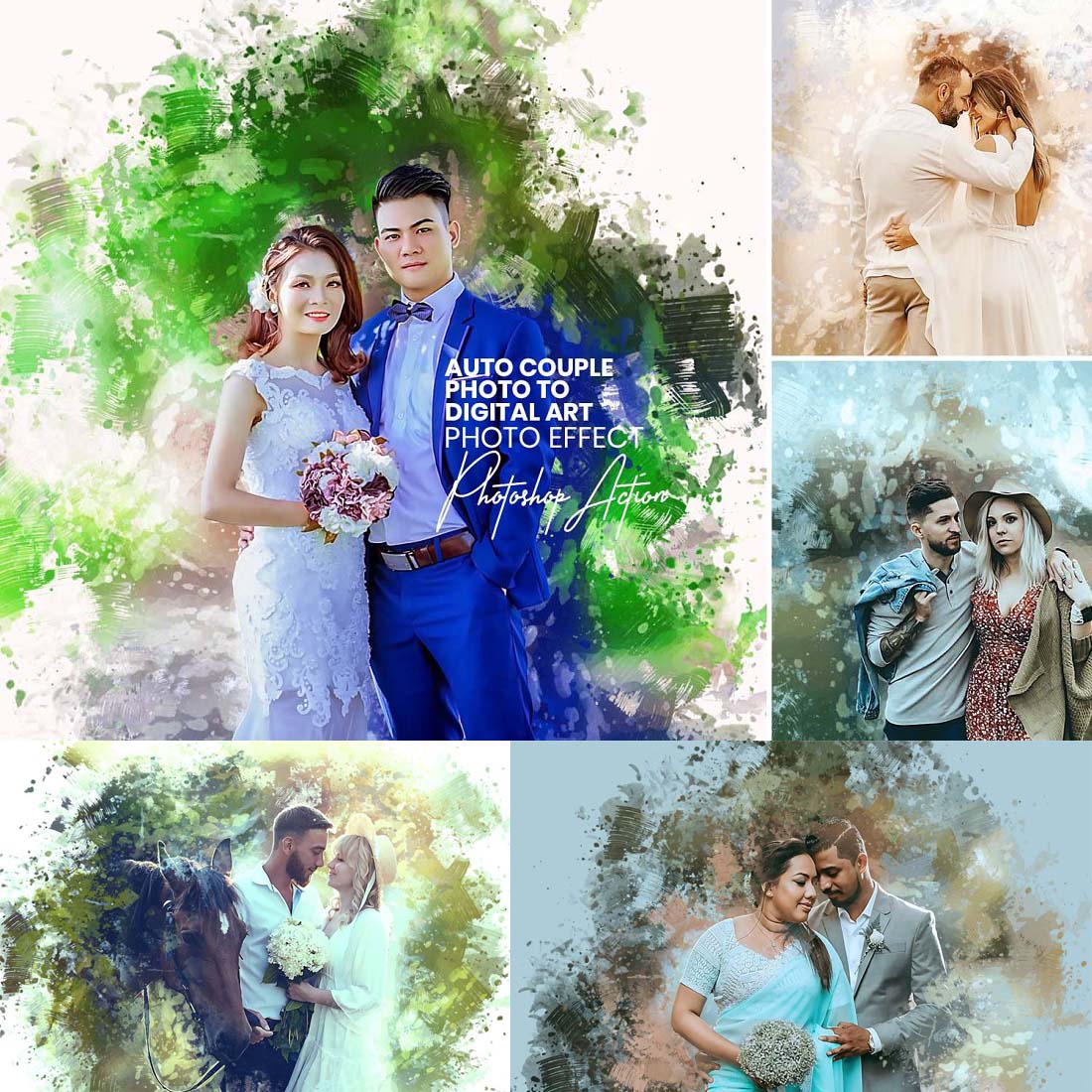 Auto Couple Photo to Digital Art cover image.