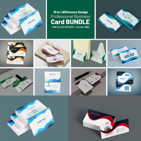 Professional Business Card Bundle cover image.