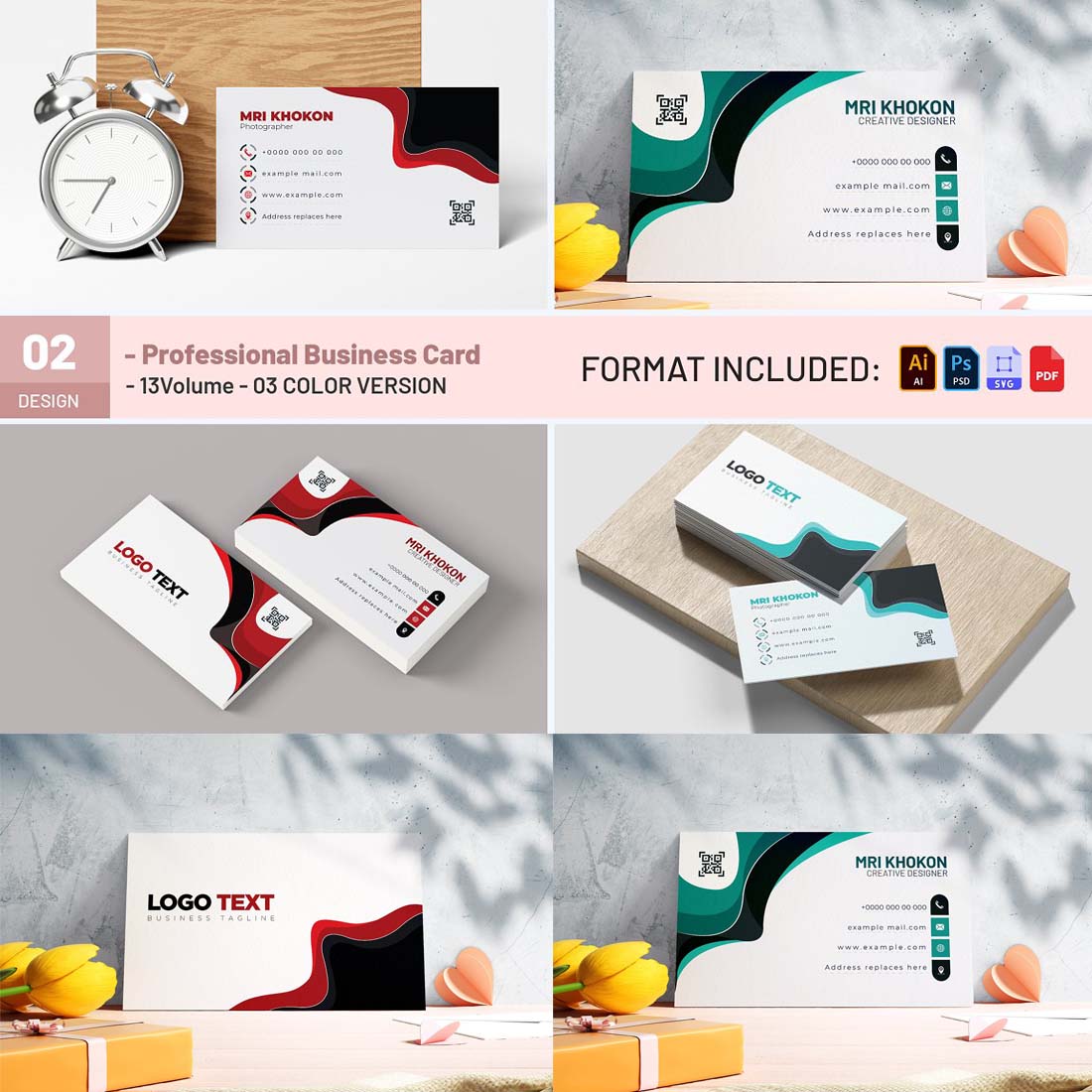 Unique Business Card Design cover image.