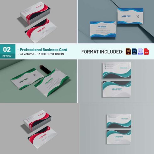 Corporate Business Card Templates cover image.