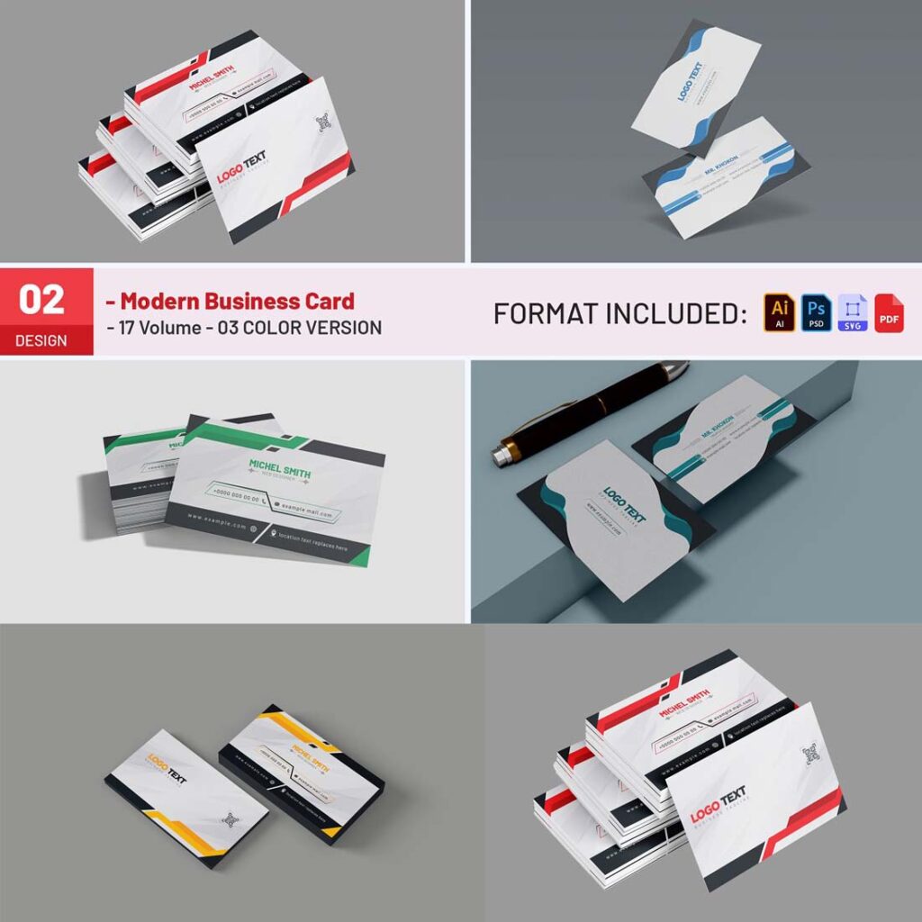 Best Modern Unique Business Card Templates - MasterBundles