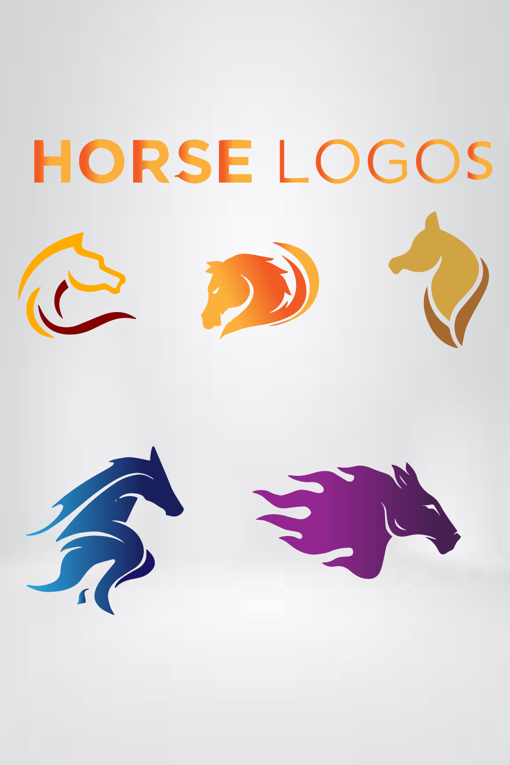 5 logo bundle for you pinterest preview image.