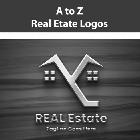 A to Z letter real estate logos cover image.