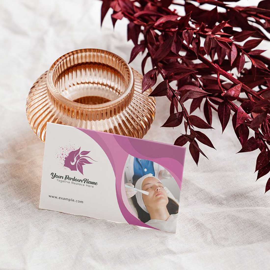 Beauty & Spa Business Cards Bundle preview image.