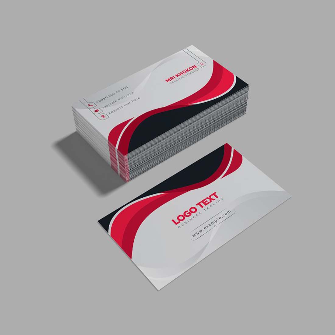 Corporate Business Card Templates preview image.