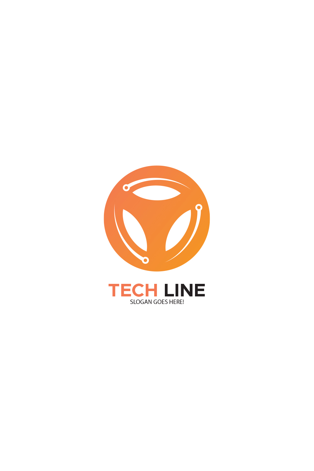 Tech Logo -only $10 pinterest preview image.