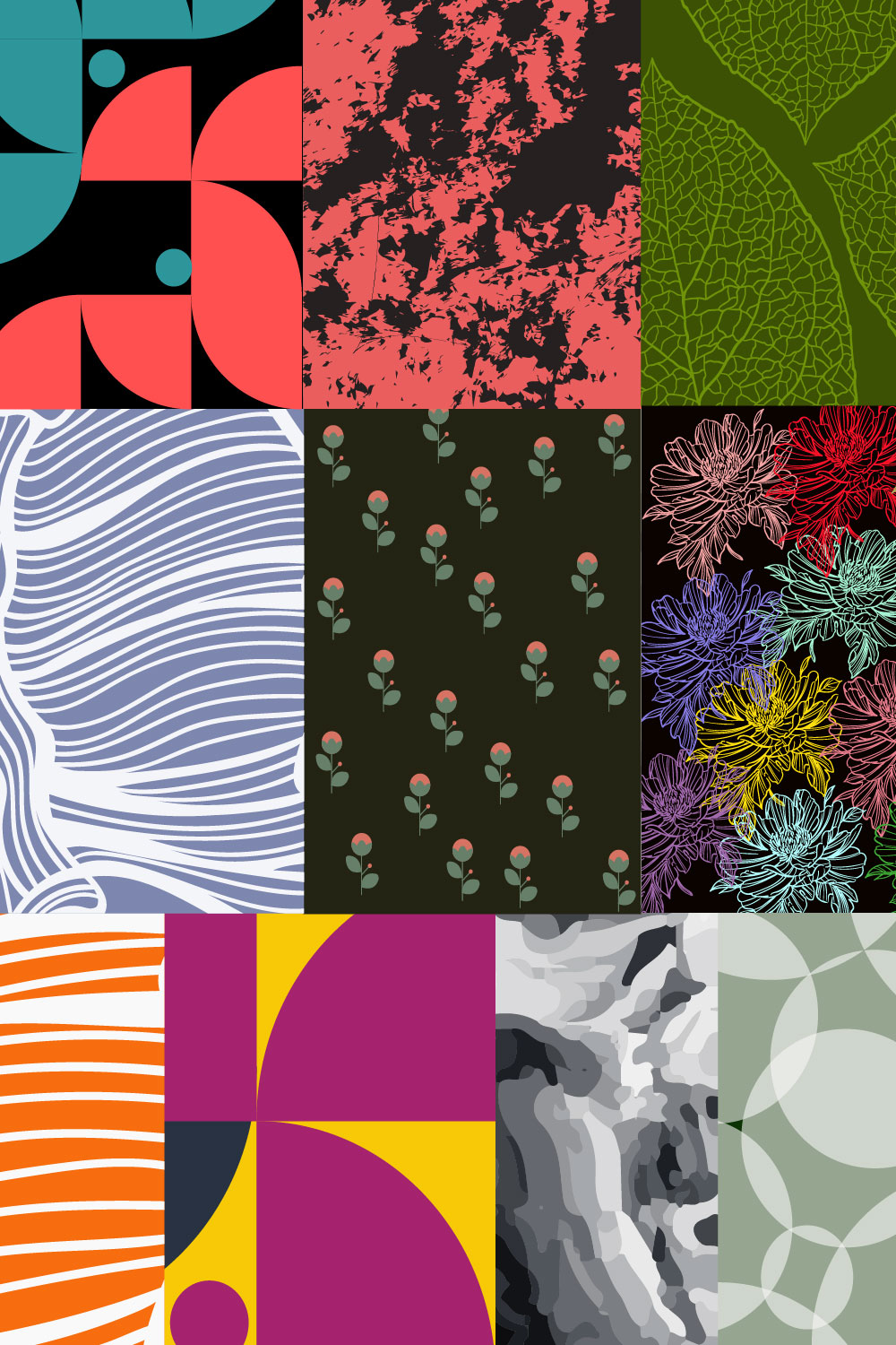 10 abstract pattern backgrounds pinterest preview image.
