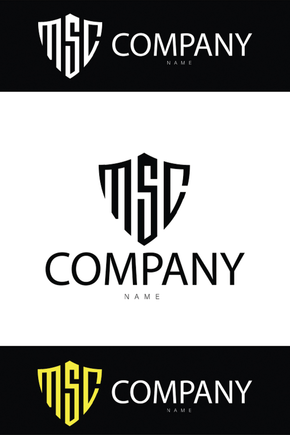 Company Logo Template Only 9$ pinterest preview image.