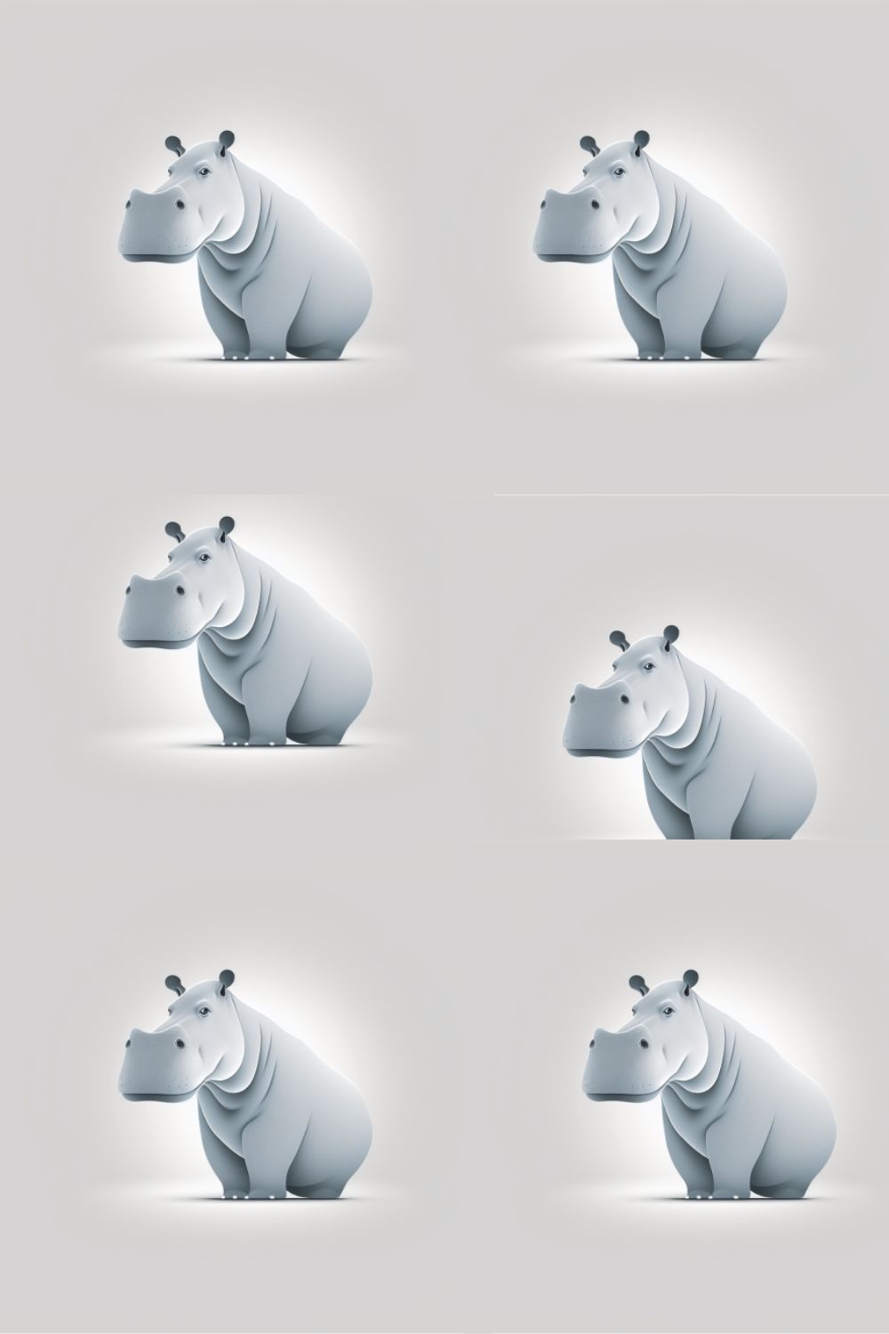 Hippo Logo pinterest preview image.