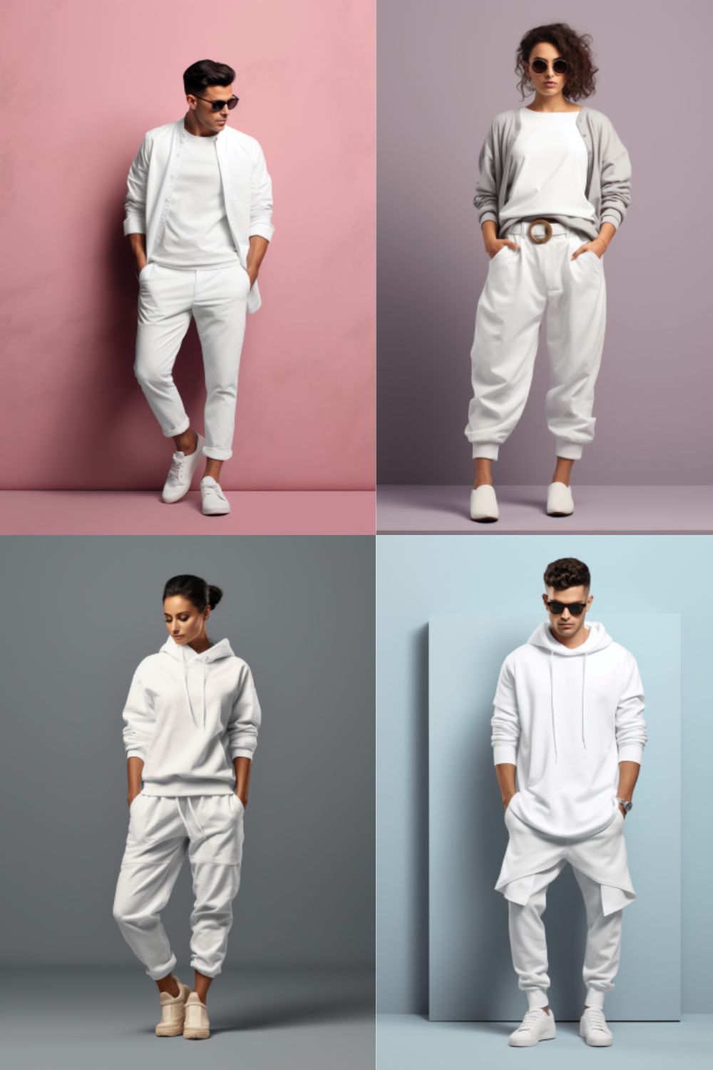 4 clothing mockups pinterest preview image.