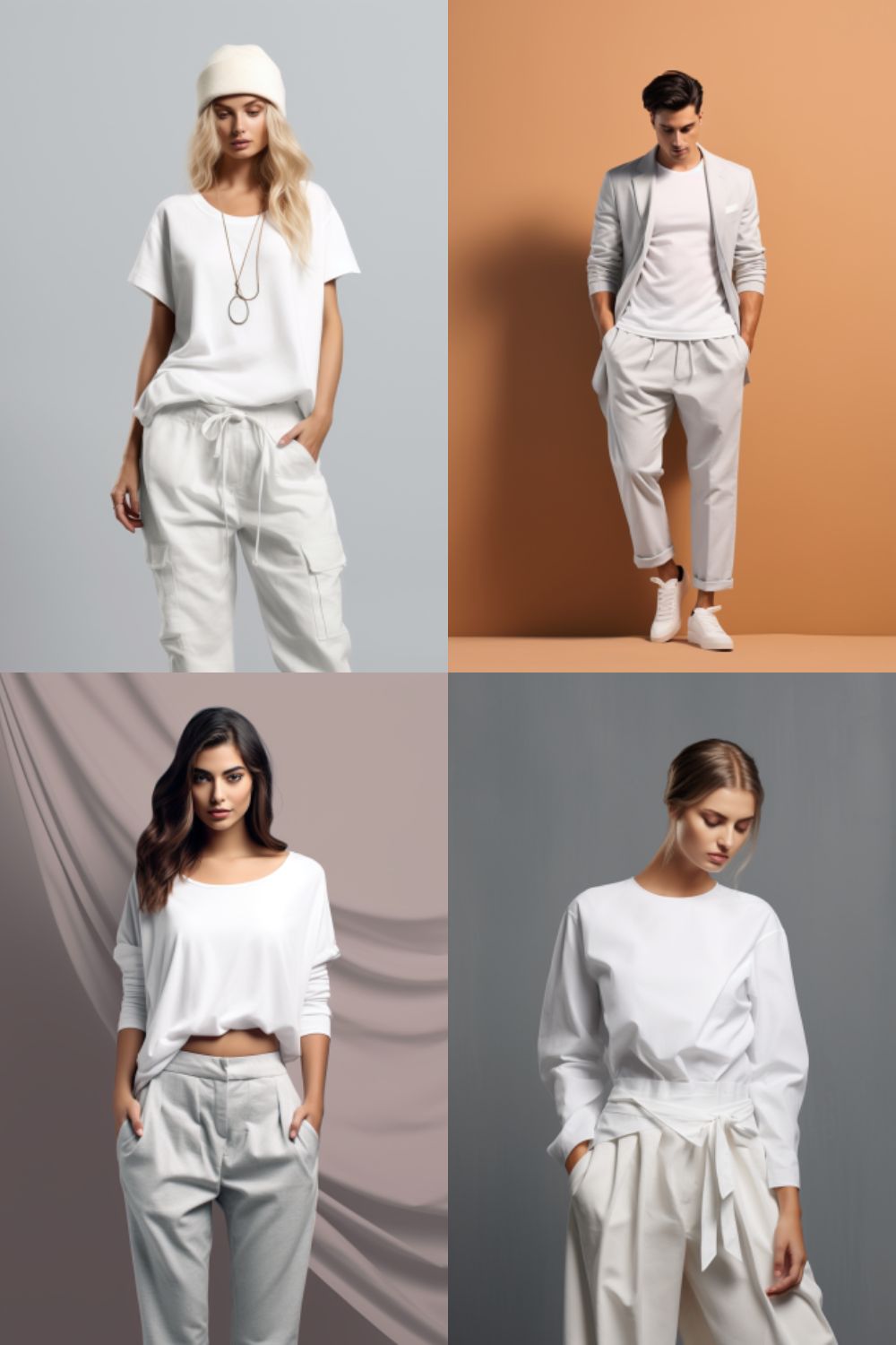 4 clothing mockups pinterest preview image.