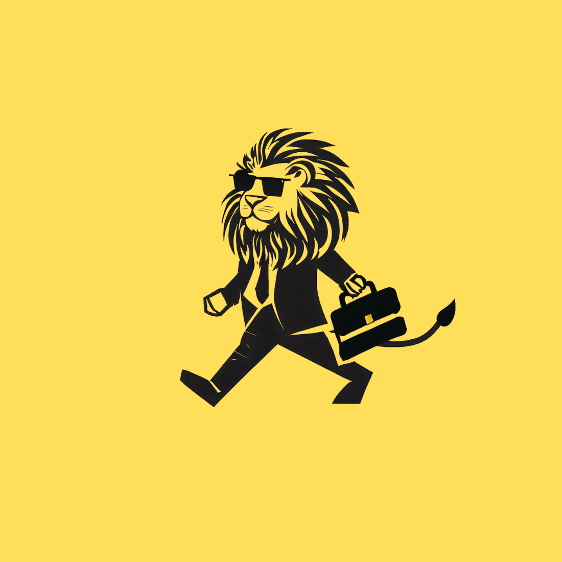 Cool Lion logo preview image.