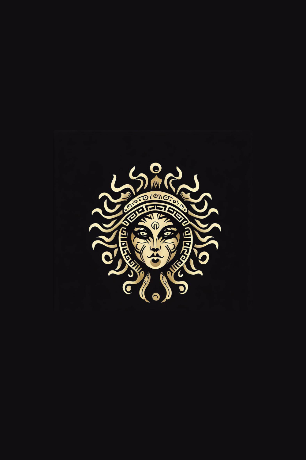 Medusa logo pinterest preview image.