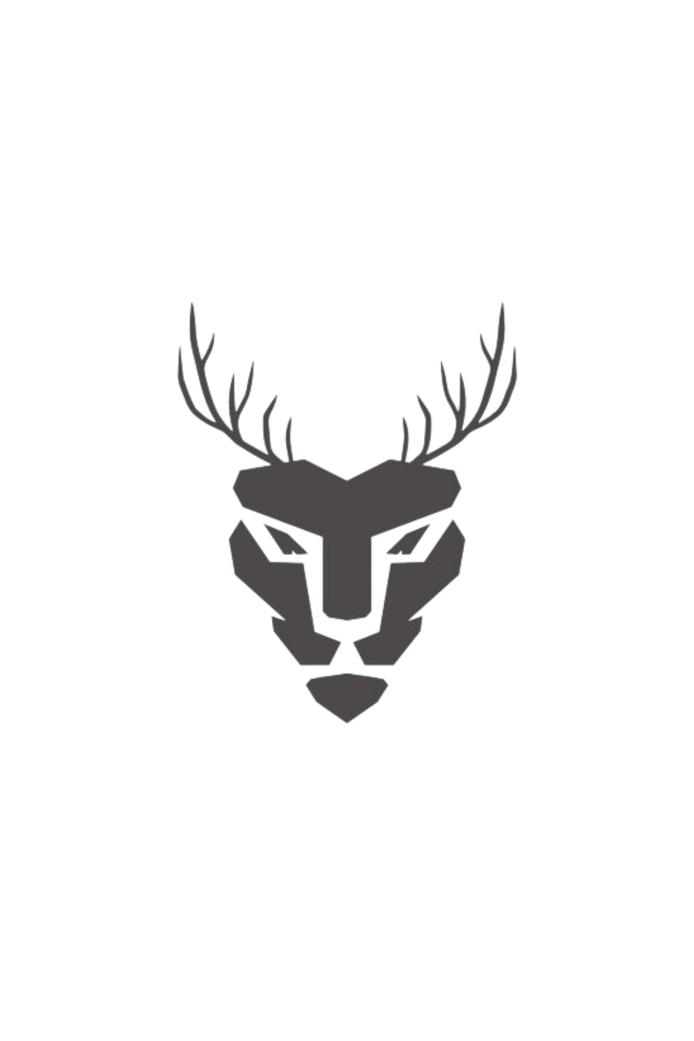 Lion with Horn logo pinterest preview image.