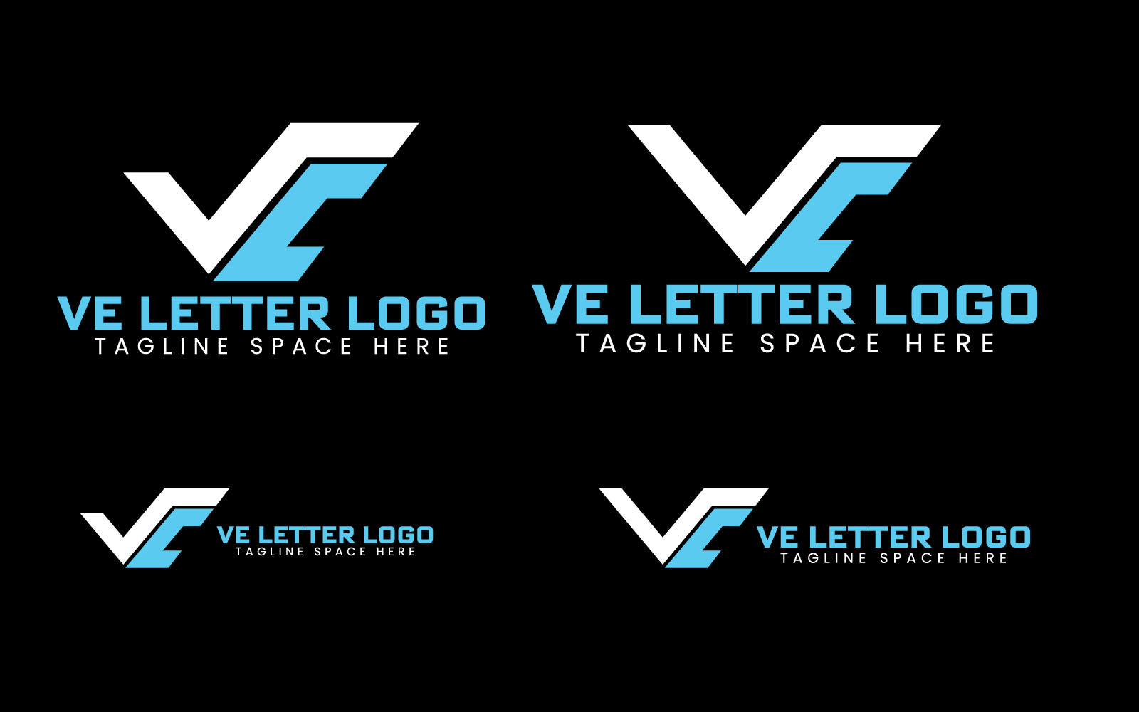 ve letter logo j 693