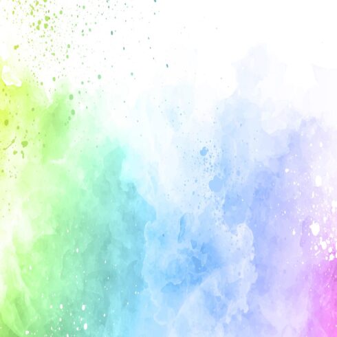 Watercolor stains abstract background cover image.