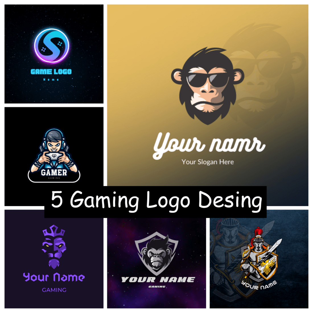 CREATIVE GAMING LOGO DESIGN - MasterBundles