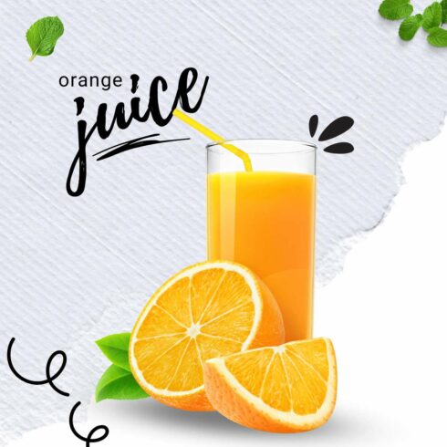 pure orange juice cover image.